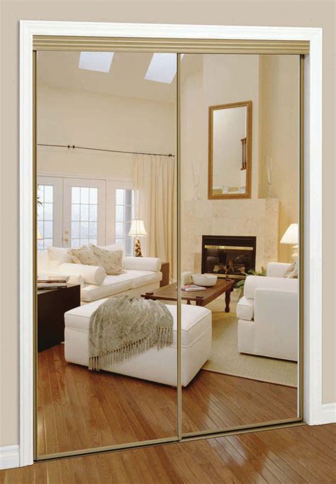 mirrored sliding closet doors for bedrooms.